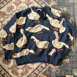 Small Aelfric Eden goose sweater — new with tags